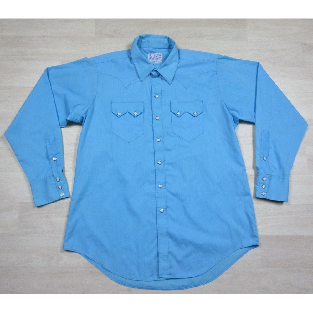 Vintage 70s Rockmount Ranch Wear Pearl Snap Shirt Men's Western Cowboy Country